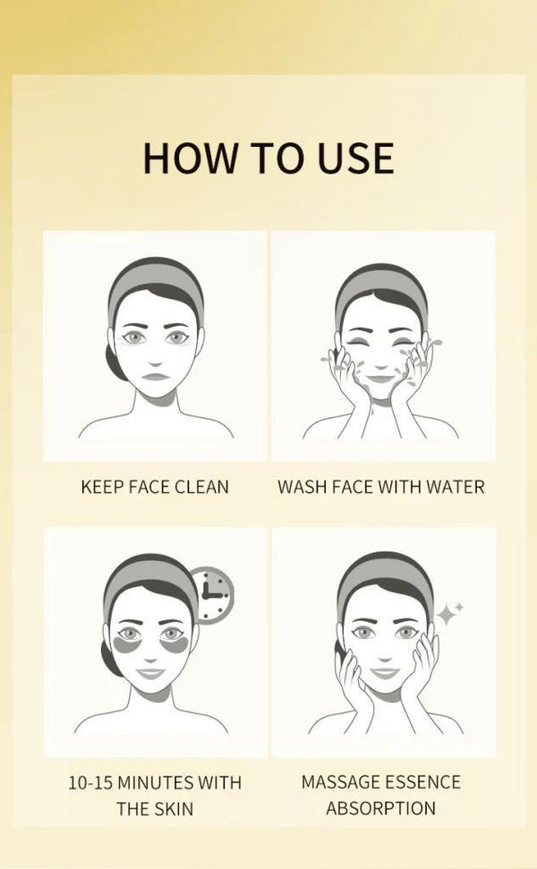 DR.Rashel Vitamin c Brightening & Anti- Aging Hydrogel Eye Mask 60pcs DRL- 1736