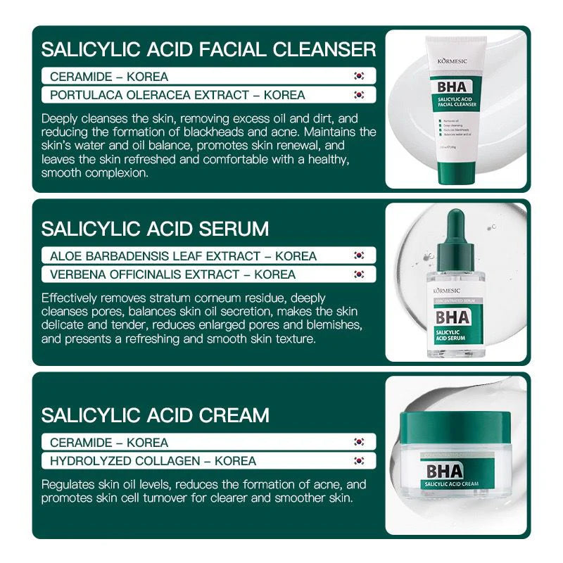 KORMESIC Exfoliate Oil Control Minimize pores Sylisylic Acid Cream KMC61034