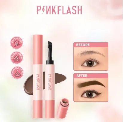 PINKFLASH Brow Styling Wax – Waterproof Eyebrow Fixer & Soap Brow | Clear Setting Gel for Fluffy, Laminated Look
