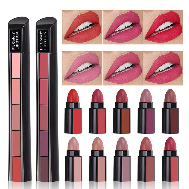 Miss Beauty in 1 Lipstick Matte lipsticks Waterproof | Long Lasting |Lipstick Long lasting Random Shades Lipsticks 3.5g