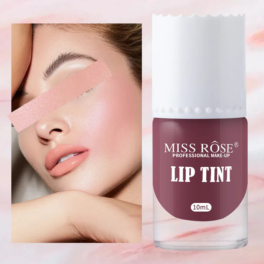Miss Rose Lip Tint Natural Moisturizer red nude stereos Lip Cheek Lip Tint 10ml