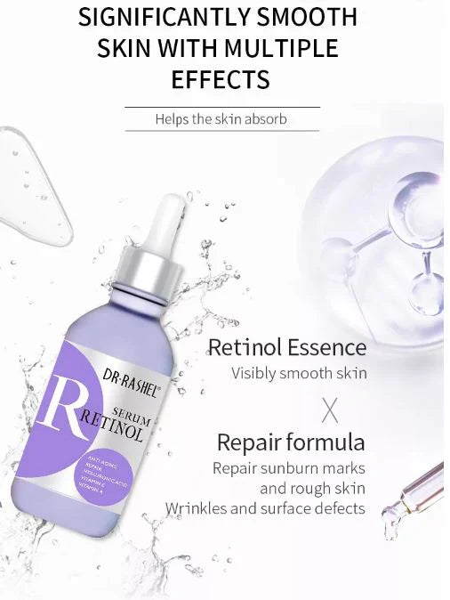 Dr.Rashel 3 PC Set Moisturizing Vitamin C , Hyaluronic Acid & Retinol Facial Serum DRL- 1616