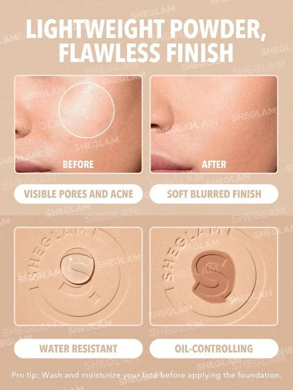 Sheglam Skin-Focus High Coverage Powder Foundation