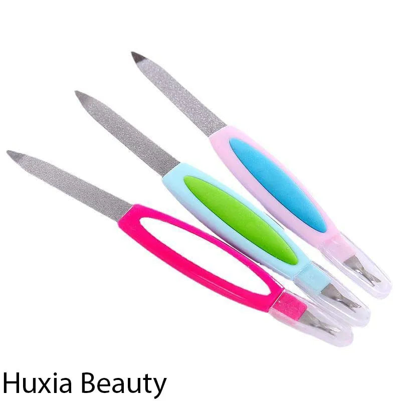 Pack Of 06 Nails Deal Artifical Nails And Nail Polish Nial File & Nail Brush Nial Glue & Nails buffering File