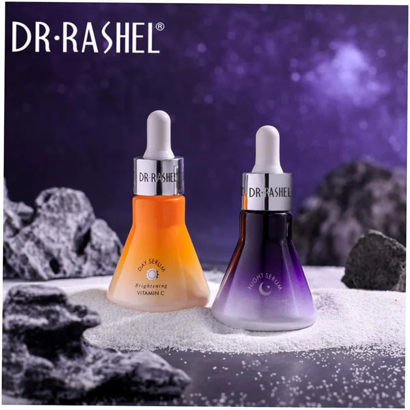 DR.RASHEL Pack of 2 Brightening Anti Aging Day Serum And Night Serum 1724