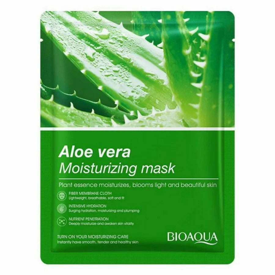 BIOAQUA Pack of 15 Moisturizing Facial Face Sheet Mask & Hydrating, Moisturizing, Skin Care 11 Sheet Mask 4 peel of mask