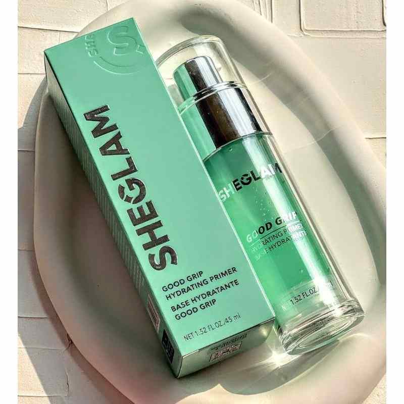SHEGLAM Good Grip Hydrating Primer Oil Control Moisturising Primer Gek Smooth Fine Lines Oil And Silicone-Free Face Primer