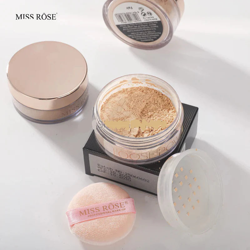 Miss Rose Loose Powder – Silky & Soft Matte Finish