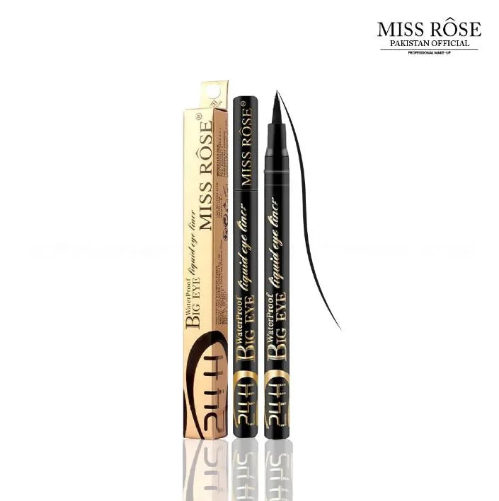 Miss Rose 4 PCS Purely Foundation - Concealer - Lip Tint - Liquid Eyeliner Makeup Deal