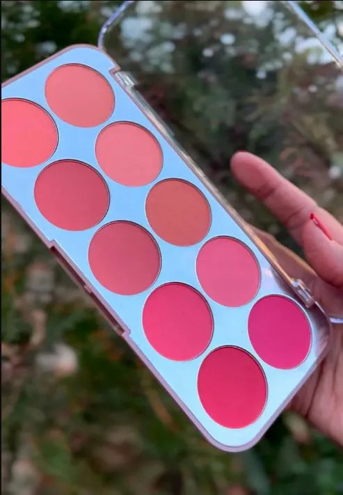 Miss Rose 10 Color Makeup Face Blushers palette