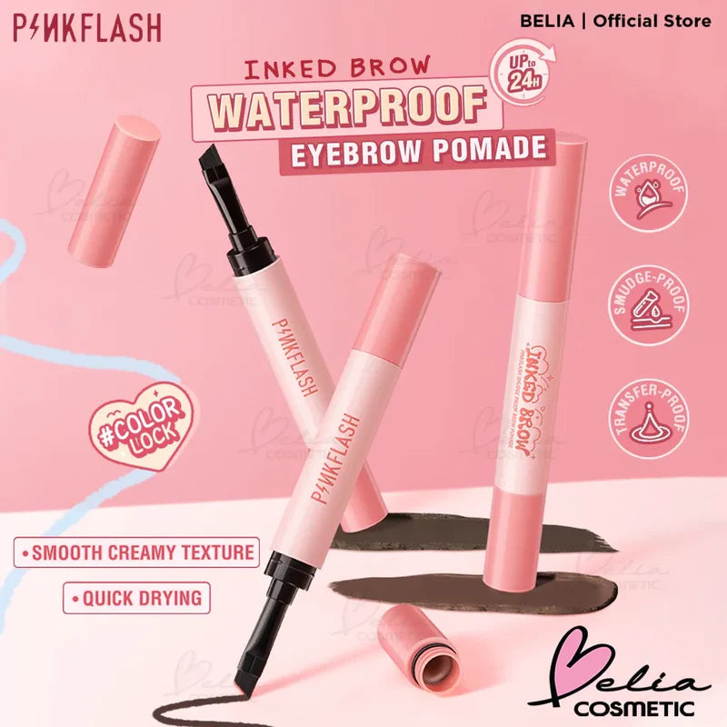 PINKFLASH Brow Styling Wax – Waterproof Eyebrow Fixer & Soap Brow | Clear Setting Gel for Fluffy, Laminated Look