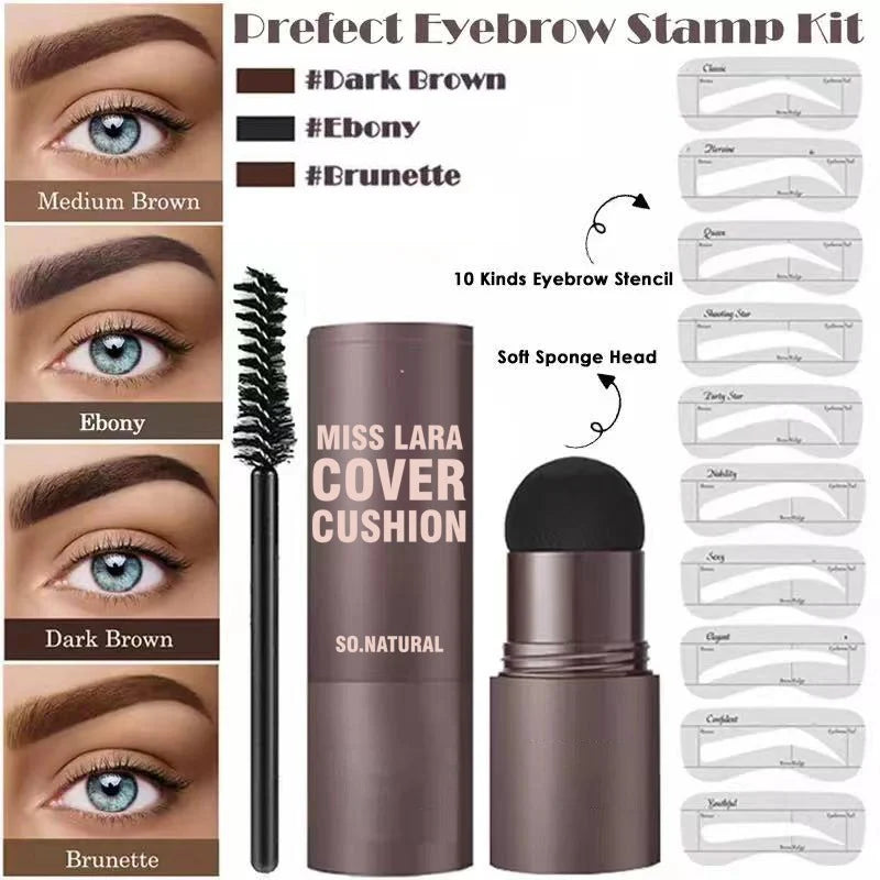 Pack of 2 Instant Hair Root Touch-Up & Eyebrow Filler Stick – Waterproof Hairline Shadow Powder & Retouching Cream for Gray Coverage
