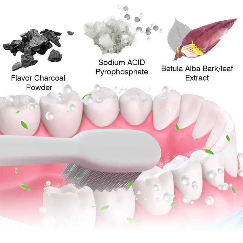 Aichun Beauty 3 Day Teeth Whitening Charcoal Toothpaste Remove Stains Strengthens Teeth Collagen Charcoal Toothpaste for Oral Care AC31861