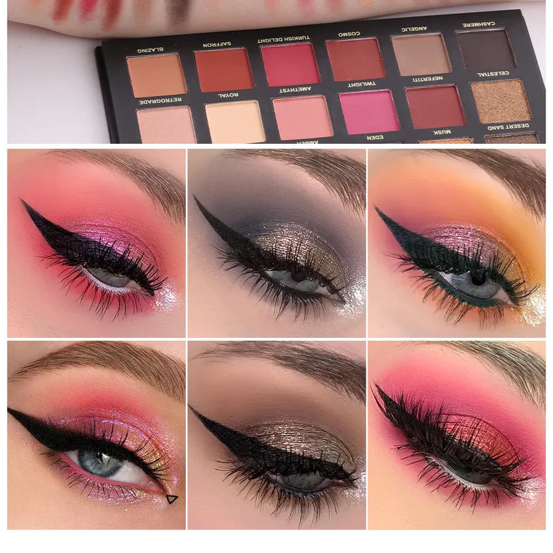 Miss Rose Twilight Dusk Eyeshadow Palette Professional Makeup 19.8g 7001-013L