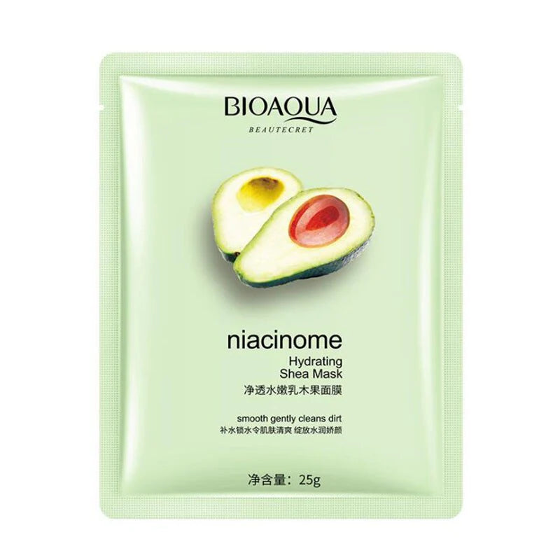 BIOAQUA Pack of 15 Moisturizing Facial Face Sheet Mask & Hydrating, Moisturizing, Skin Care 11 Sheet Mask 4 peel of mask