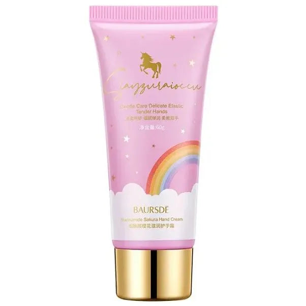BAURSDE Natural Organic Cherry Blossom Hand Cream Whitening Brightening & Moisturizing Hand Cream Skin Care Hand Care Cream BS02525