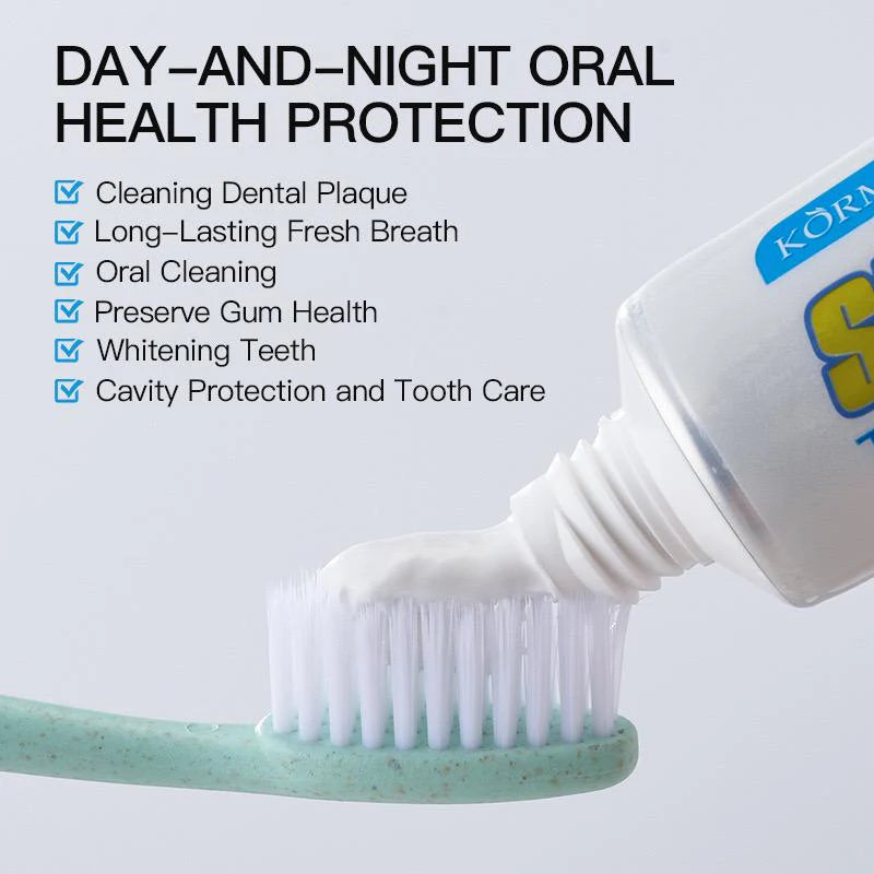 KORMESIC natural ingredients oral health care your teeth feeling & cleaning Green Toothpaste .KMC014871