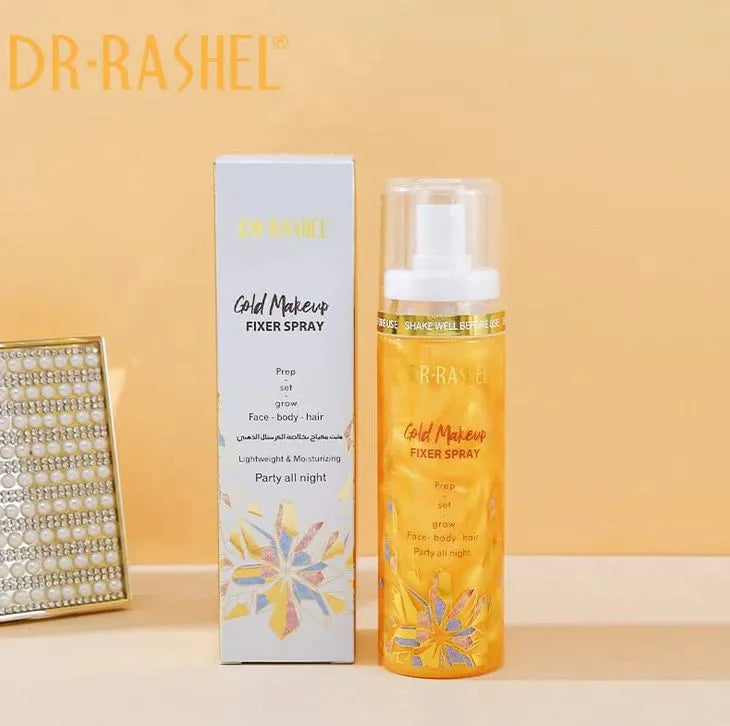 DR.Rashel Lightweight & Moisturizing Gold Makeup Fixer Spray 100ml DRL- 1710