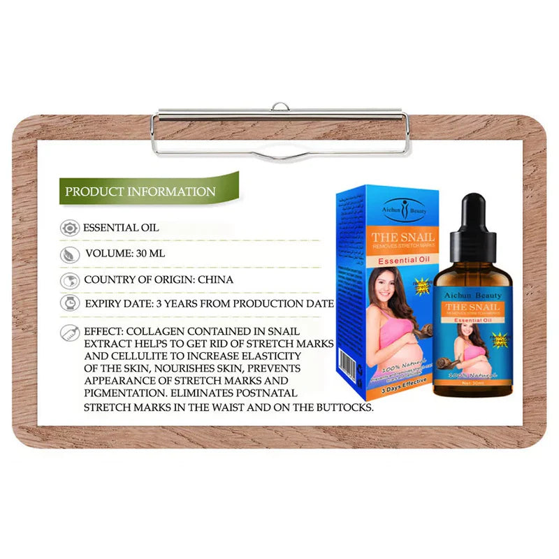 Aichun Beauty The Snail Remove Stretch Marks Essential Oil