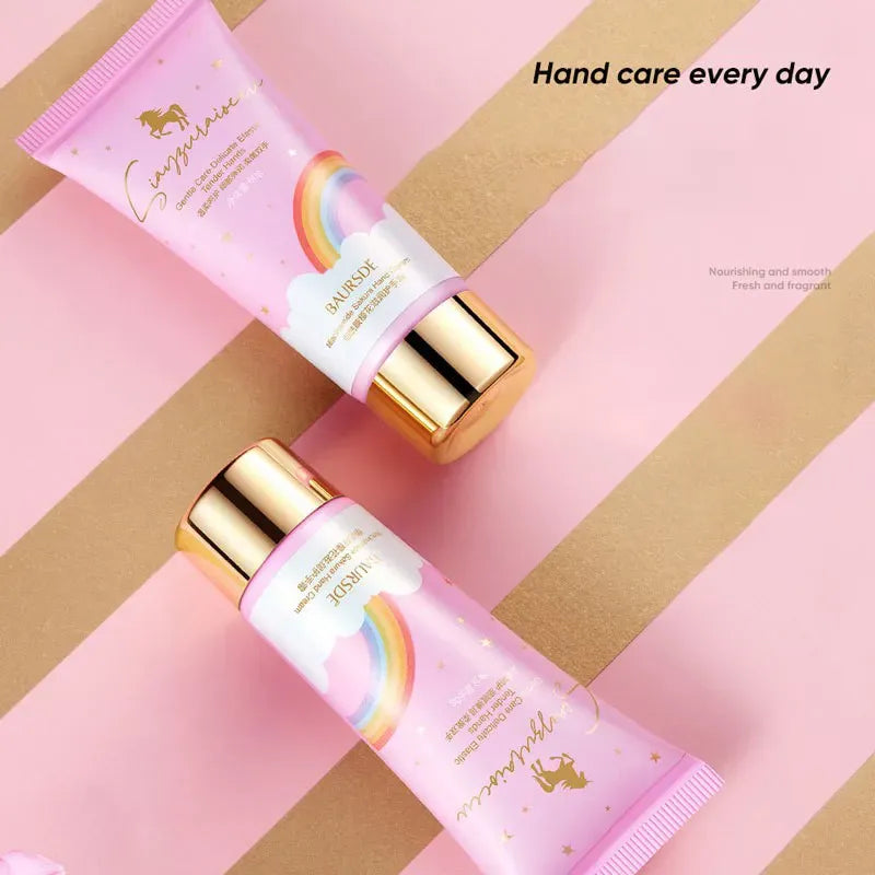 BAURSDE Natural Organic Cherry Blossom Hand Cream Whitening Brightening & Moisturizing Hand Cream Skin Care Hand Care Cream BS02525