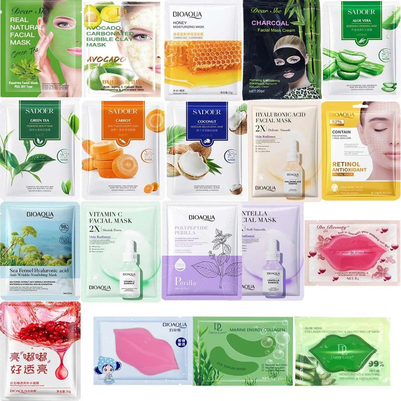 BIOAQUA Pack Of 10 - Sheet Maks- 30g x 10
