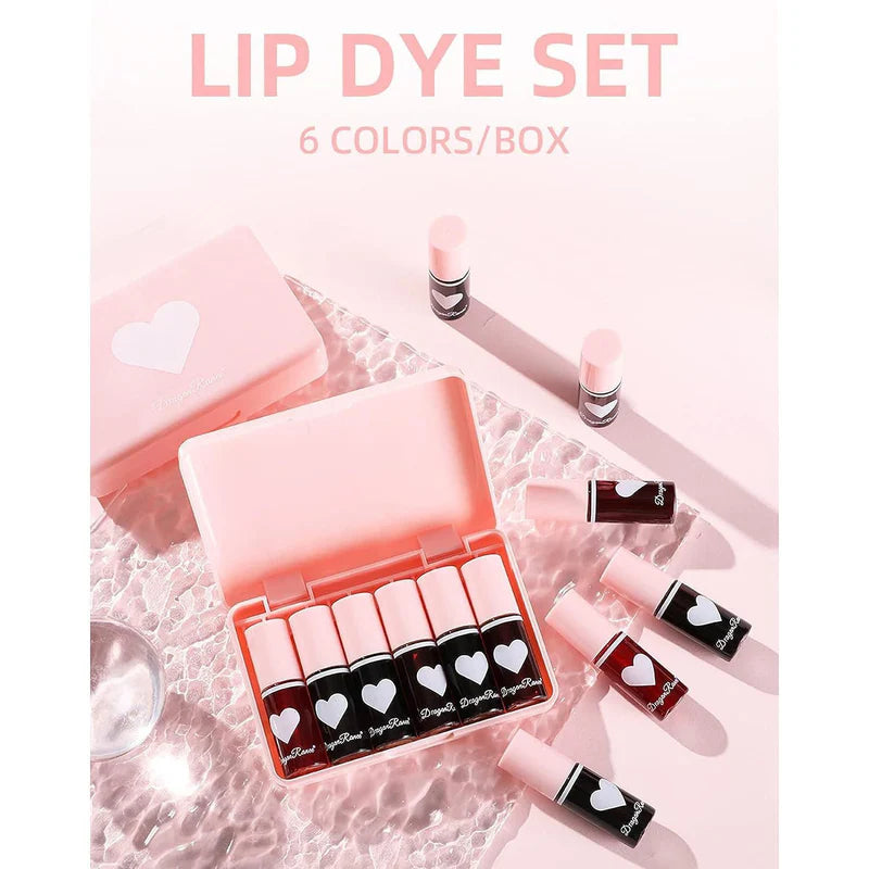 Dragon Ranee Pack of 6 Lip Tint And Cheek Stain