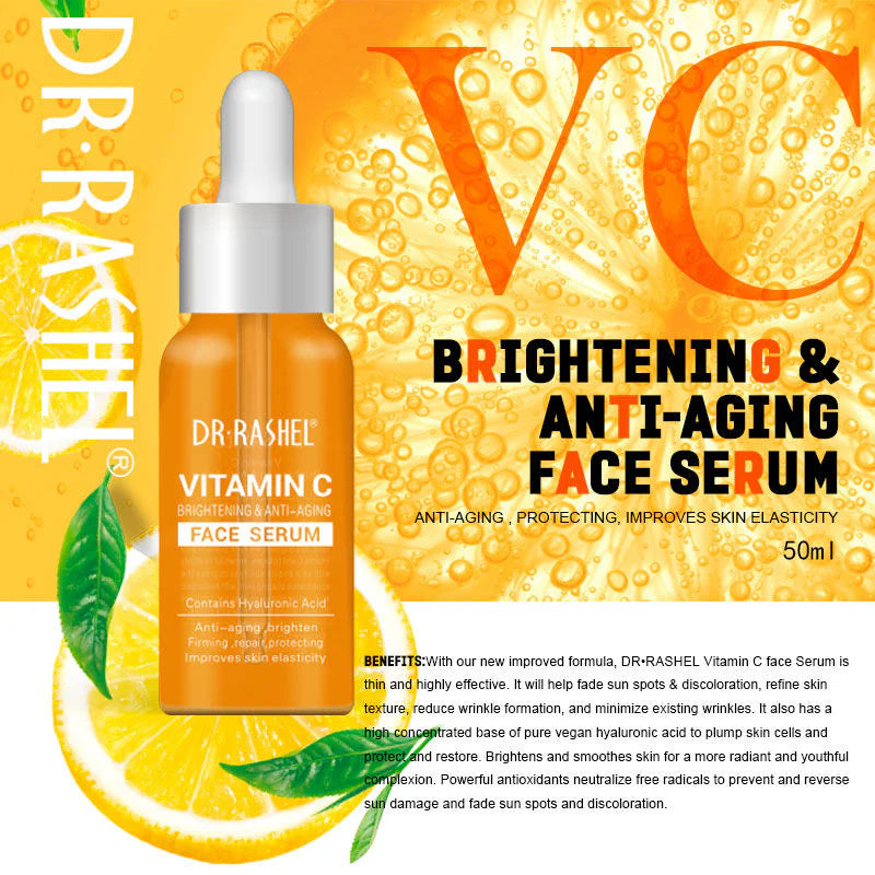 Dr.Rashel Vitamin C Series Pack Of 4 Deal With Face Wash (Drl1634+1430+1431+1432)