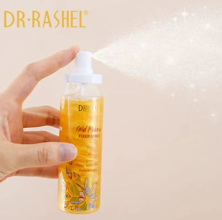 DR.Rashel Lightweight & Moisturizing Gold Makeup Fixer Spray 100ml DRL- 1710