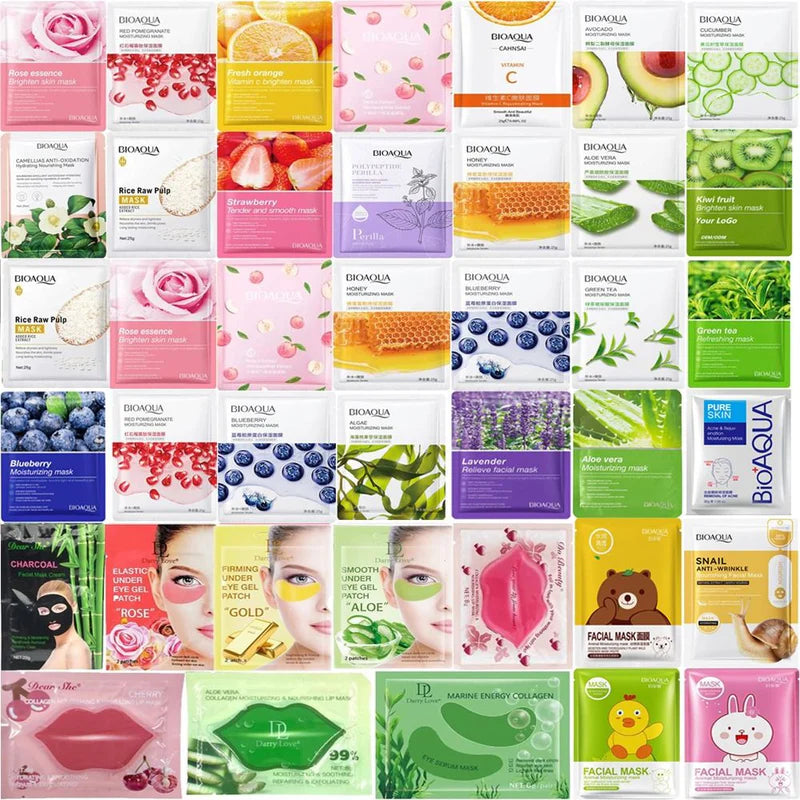 BIOAQUA Pack Of 10 - Sheet Maks- 30g x 10