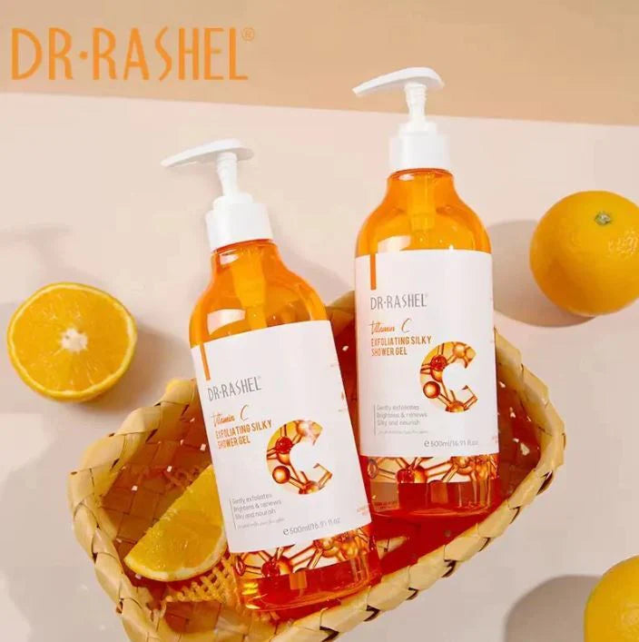 DR.Rashel 6 PC Vitamin C Anti-Aging Skincare, Brightening Moisturizing Series