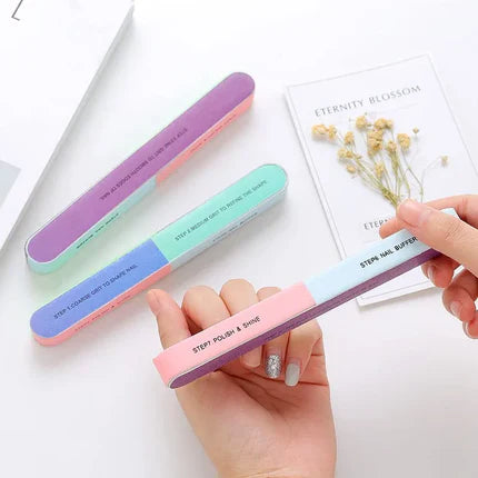Pack Of 06 Nails Deal Artifical Nails And Nail Polish Nial File & Nail Brush Nial Glue & Nails buffering File