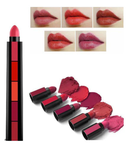 Miss Beauty in 1 Lipstick Matte lipsticks Waterproof | Long Lasting |Lipstick Long lasting Random Shades Lipsticks 3.5g