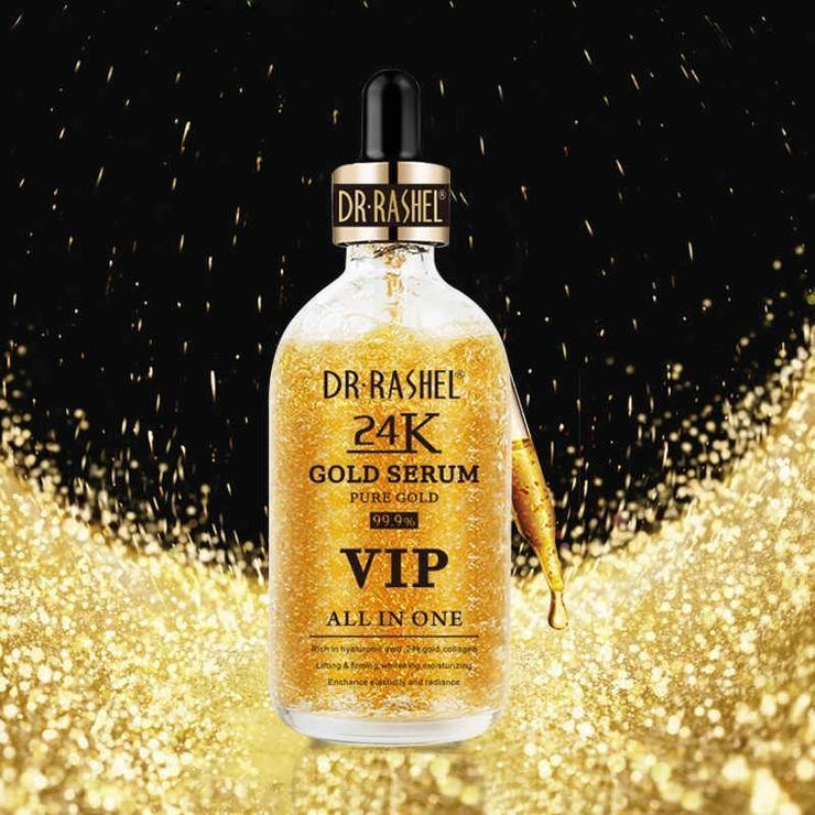 DR.RASHEL Face Care Anti Aging 24K Gold Serum VIP ALL IN ONE DRL-1428