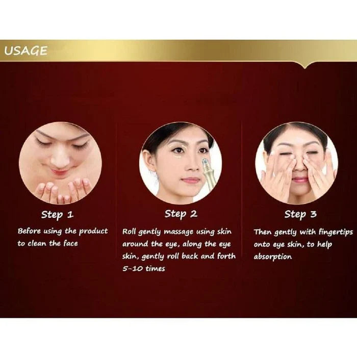 BIOAQUA Eye Roll Ball Eye Esence Roller Anti Wrinkle Remove Dark Circles BQY51261