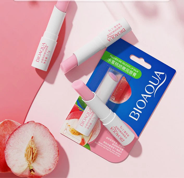 BIOAQUA Honey Peach Ripping Lip Balm 2.7g -BQY00638