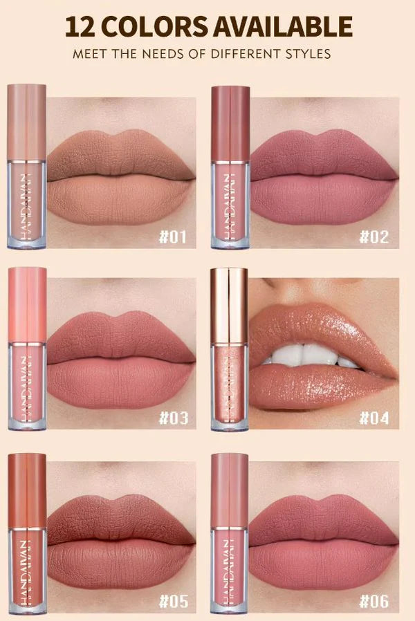 Handiyan 12 Pcs Lip Gloss Gift Set