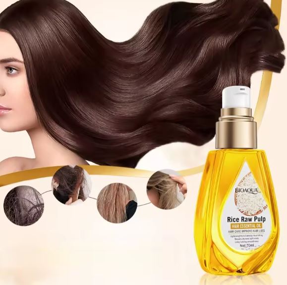 Bioaqua New Arrival Essential Oil For Hair Care Tightening Rice Water For Hair Growth BQY11404
