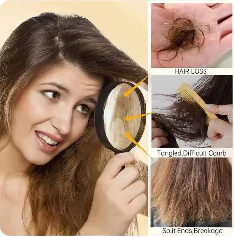 Bioaqua Pack Of 20pcs Rice Raw Pulp , Added Rice Extract Hair mask 10g Sachet For Girls and For Women BQY96544