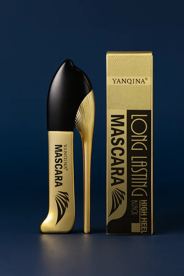 Yanqina High Heel Long Lasting Mascara – Jet Black Volume & Curl