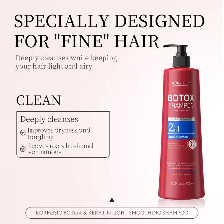 Kormesic 2 in 1 Botox Keratin Shampoo 800ml