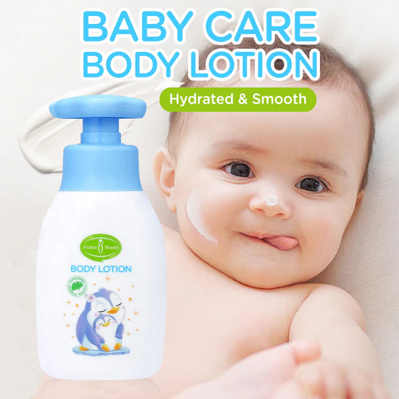 Aichun Beauty Natural Baby Moisturizing Lotion Face & Body Cream (New) Hydrating Smoothing Babies Face Body Skin Care Lotion