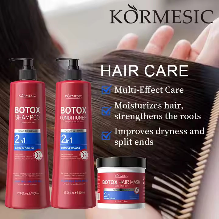 Kormesic 2 in 1 Botox Keratin Shampoo 800ml