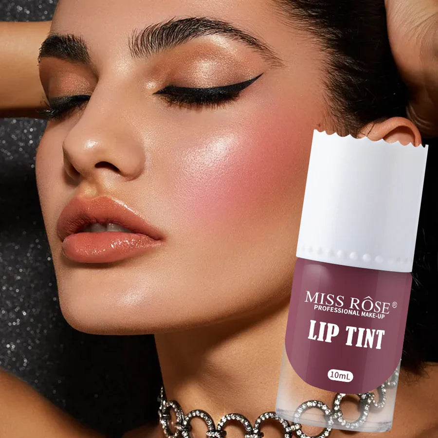 Miss Rose Lip Tint Natural Moisturizer red nude stereos Lip Cheek Lip Tint 10ml