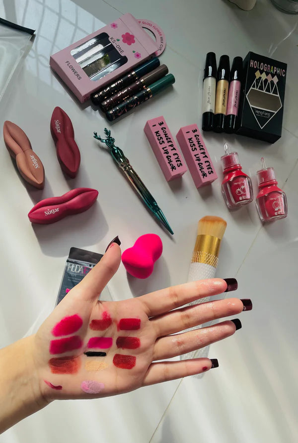 Miss Beauty Pack of 12pcs The Vibrant Beauty & Artistry Collection Deal