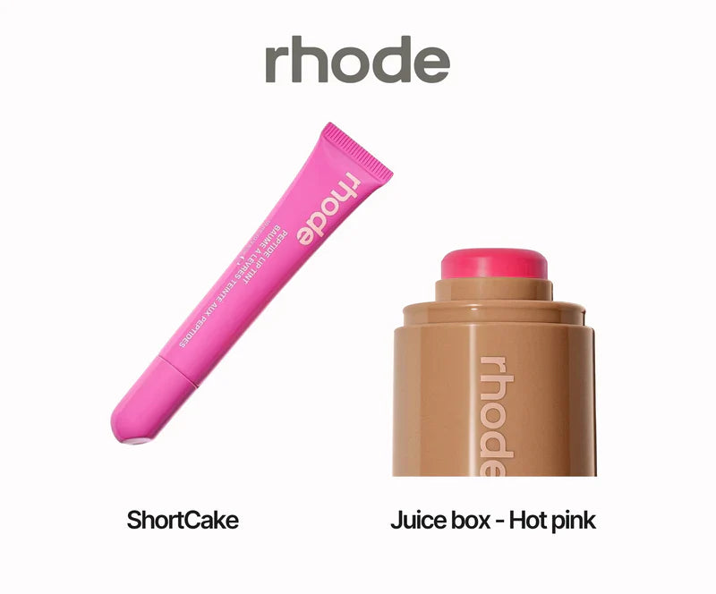 Rhode Blush & Gloss Duo | Rhode blush | Rhode peptide lip tint | Rhode lip gloss