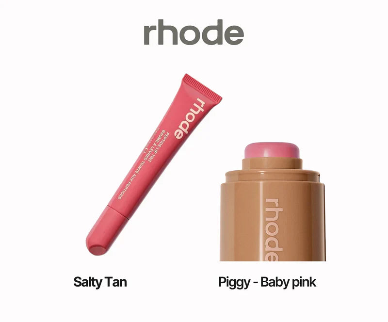 Rhode Blush & Gloss Duo | Rhode blush | Rhode peptide lip tint | Rhode lip gloss