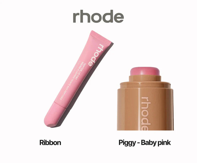 Rhode Blush & Gloss Duo | Rhode blush | Rhode peptide lip tint | Rhode lip gloss