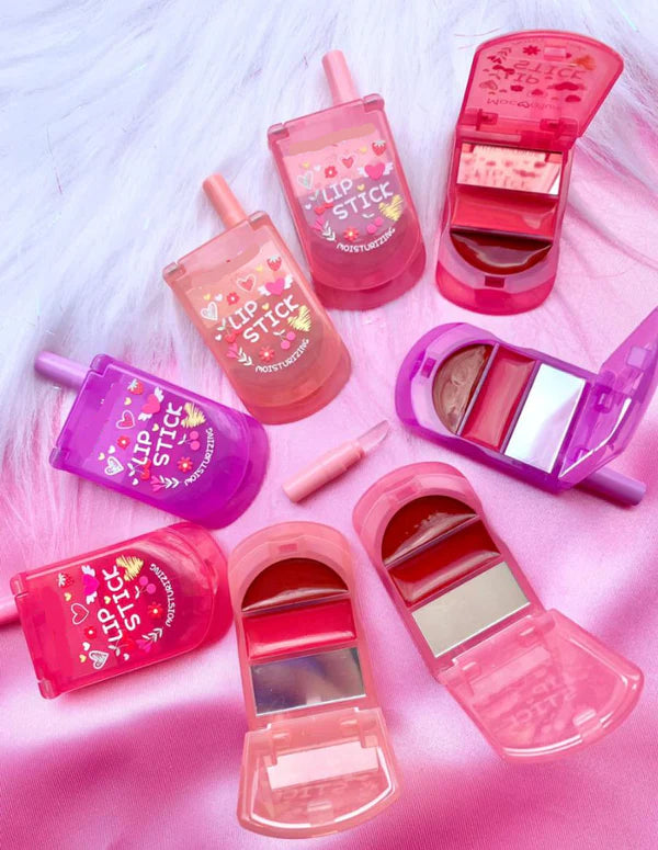 Huxia Beauty New Cute Flip Mobile Phone Shaped Lip Gloss Set