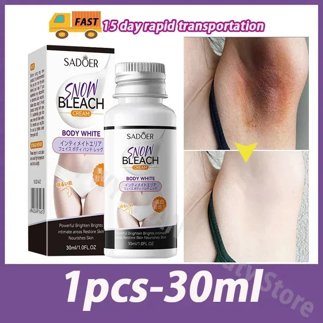Sadoer snow bleach cream whitening cream for armpits and between legs armpit whitening cream SD14672