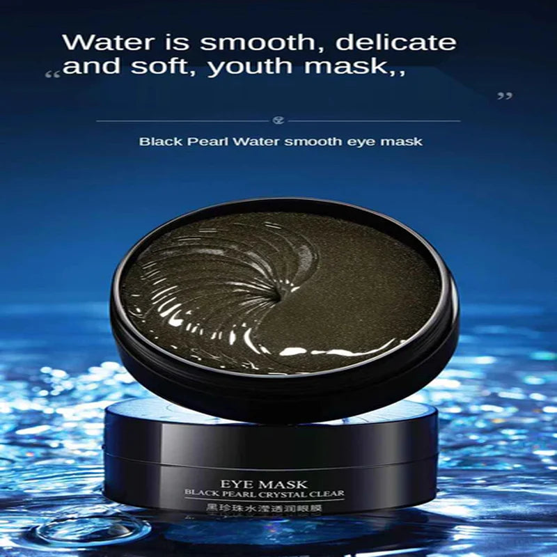 Bioaqua Hydrogel Patches With Black Pearls Eye Mask For Dark Circles 80g / 60pcs BQY90416